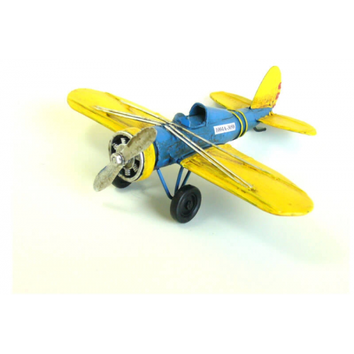 Vintage Tasarım Dekoratif Metal Uçak Vintage Tasarım Dekoratif Metal Uçak