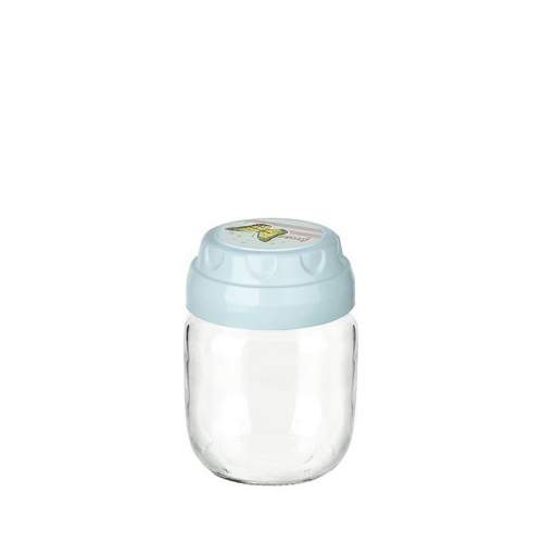 Vintage  Dekoratif  Desenli Cam Kavanoz 425ml - 14,3 oz Vintage  Dekoratif  Desenli Cam Kavanoz 425ml - 14,3 oz