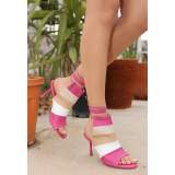 Fuşya Cilt Renkli Topuklu Ayakkabı