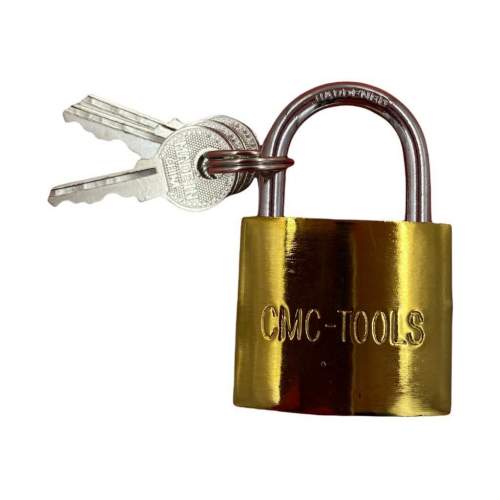 CMC 20 mm Kısa Sarı Asma Kilit CMC 20 mm Kısa Sarı Asma Kilit