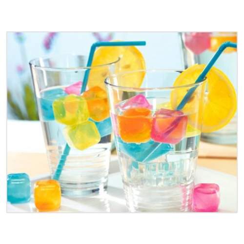 Serinletici ve Rengarenk Buz Küpleri 10 Adet Serinletici ve Rengarenk Buz Küpleri 10 Adet