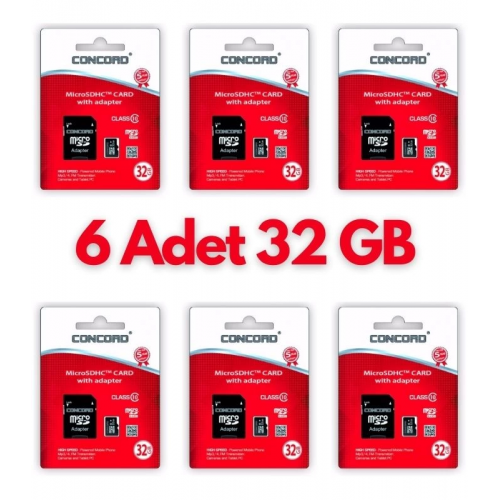 6 Adet Ultrahız 32gb Micro Sd Hafıza Kartı: Yüksek Performans Ve Geniş Depolama Kapasitesi