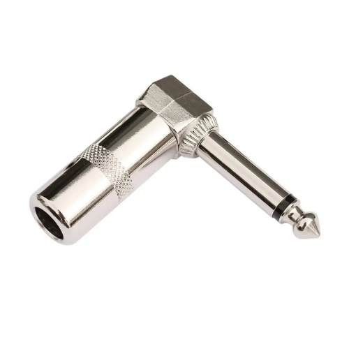 Gitar Jack 6.3 Mm Mono L Tip Metal Jack Gitar Jack 6.3 Mm Mono L Tip Metal Jack