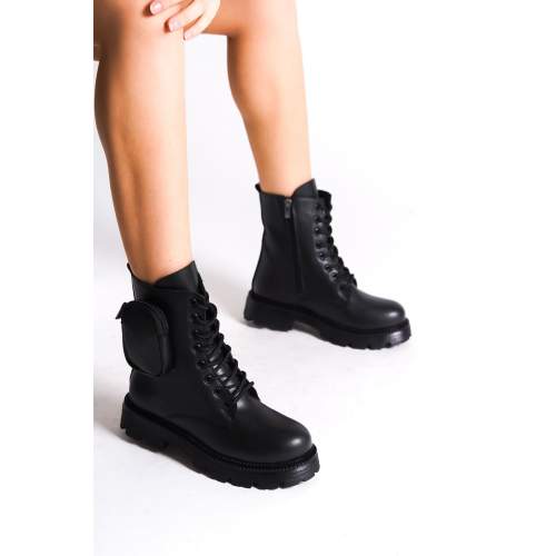 Lisinya948 Bağcıklı Fermuarlı Ortopedik Taban Suya ve Soğuğa Dayanıklı Çantalı Kadın Bot ST Siyah Lisinya948 Bağcıklı Fermuarlı Ortopedik Taban Suya ve Soğuğa Dayanıklı Çantalı Kadın Bot ST Siyah