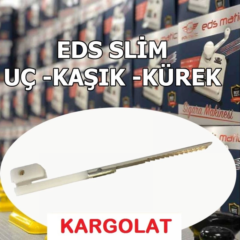 3lü Set Eds Slim Ürün Kesme Makinası Yedek Kaşık İnce Sarım Yedek Uc Kürek