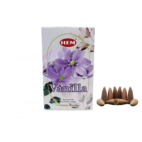 Vanilla Back Flow Konik Tütsü 10lu. Vanilla Back Flow Konik Tütsü 10lu.