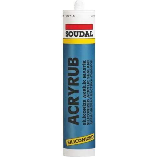 Soudal Acryrub Silikonize Mastik 310 ml Antrasit Soudal Acryrub Silikonize Mastik 310 ml Antrasit