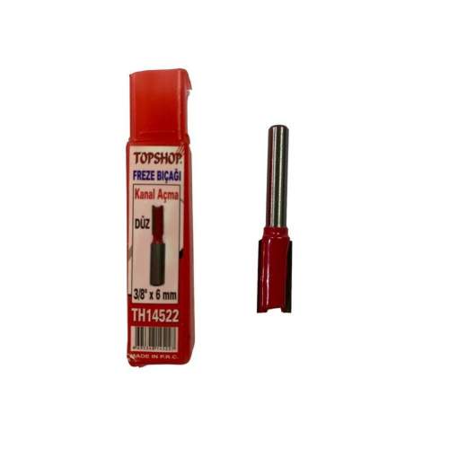 Topshop 14522 Düz Kanal Açma Freze Bıçağı 3/8x6 mm Topshop 14522 Düz Kanal Açma Freze Bıçağı 3/8x6 mm