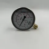 Ø 100 - 1 + 5 BAR 1/2 GLİSERİNLİ ALTTAN ÇIKIŞLI MANOMETRE (Lisinya)