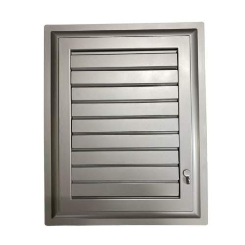 Plastik Menfez 35X55 Gümüş Banyo WC Havalandırma Plastik Menfez 35X55 Gümüş Banyo WC Havalandırma