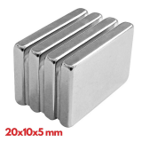 N35 20x10x5 Mm Neodyum Mıknatıs 10 Adet, Köşeli, Nikel Kaplamalı Kaliteli Ve Dayanıklı Ürün N35 20x10x5 Mm Neodyum Mıknatıs 10 Adet, Köşeli, Nikel Kaplamalı Kaliteli Ve Dayanıklı Ürün