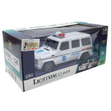 Uzaktan Kumandalı Mercedes Polis Jeep 1:20 Ölçek 18 Cm Beyaz - 13578-887 (Lisinya)