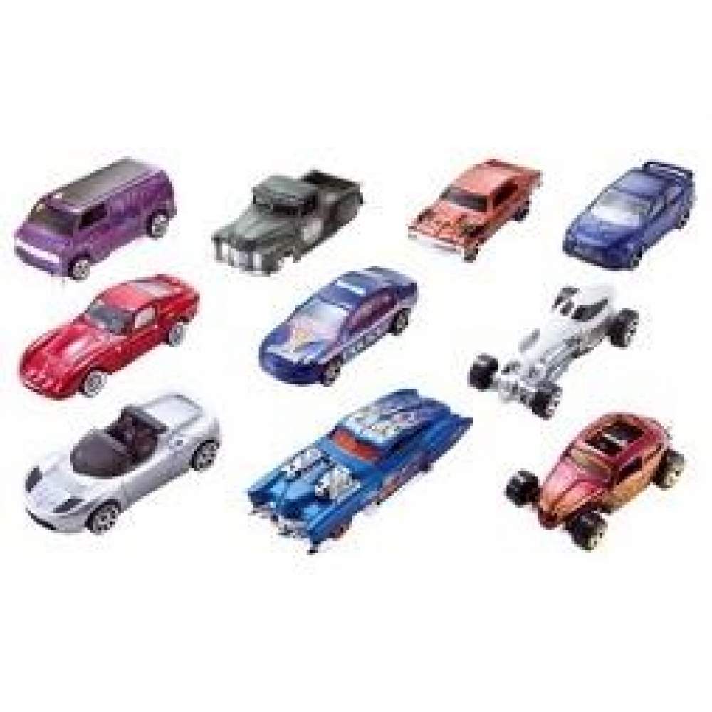 Hot Wheels Araba Seti 10lu Paket - 54886 (Lisinya)