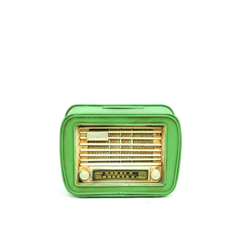 Vintage Tasarım Dekoratif Metal Radyo Vintage Tasarım Dekoratif Metal Radyo