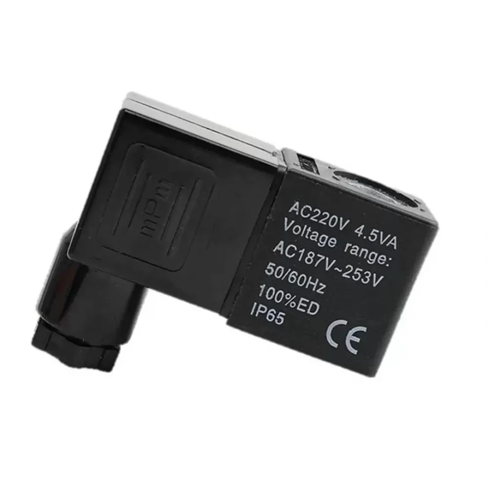 PNÖMATİK VALF YEDEK  8 MM BOBİN + SOKET 12V DC - 24V AC/DC - 110V AC  - 220V AC (Lisinya)