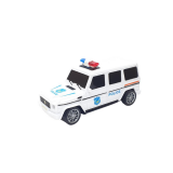 Uzaktan Kumandalı Mercedes Polis Jeep 1:20 Ölçek 18 Cm Beyaz - 13578-887 (Lisinya)