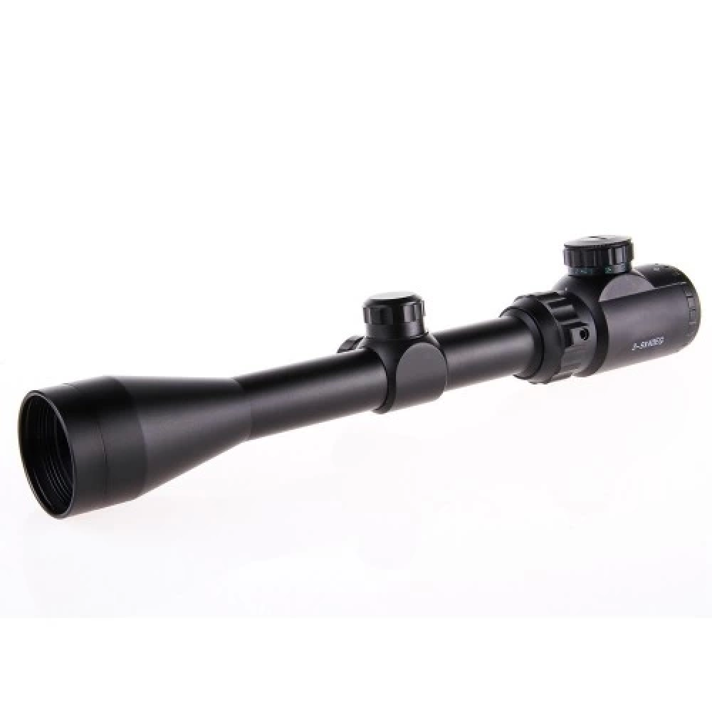 3-9x40 Zoomlu Çıft Işıklı Av Tüfeği Dürbünü  Montaj Kelepçeli