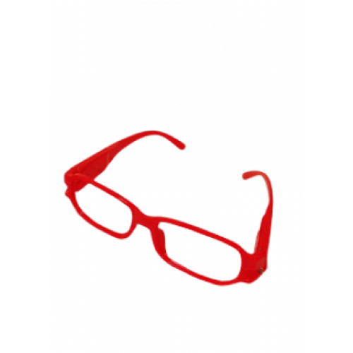 Kitap Okuma Gözlüğü Led Işıklı - Kırmızı Kitap Okuma Gözlüğü Led Işıklı - Kırmızı