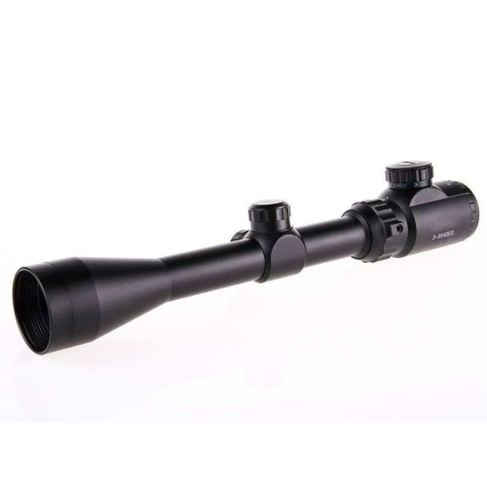 3-9x40  Zoomlu Çıft Işıklı Av Tüfeği Dürbünü  Montaj Kelepçeli