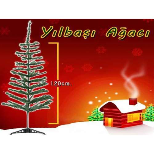 Yılbaşı Çam Ağacı Gür Dallar 120 cm Yılbaşı Çam Ağacı Gür Dallar 120 cm
