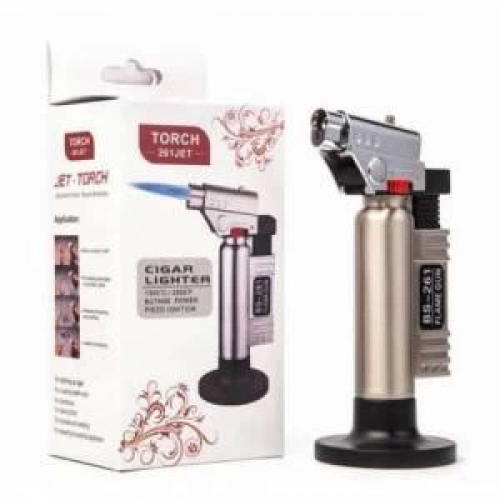 Torch Jet Gazlı Pürmüz Doldurulabilir Tabancalı Alevli Çakmak Torch Jet Gazlı Pürmüz Doldurulabilir Tabancalı Alevli Çakmak