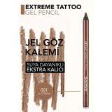 Flormar Extreme Tattoo Gel Pencil 001 Glitzy Brown Göz Kalemi