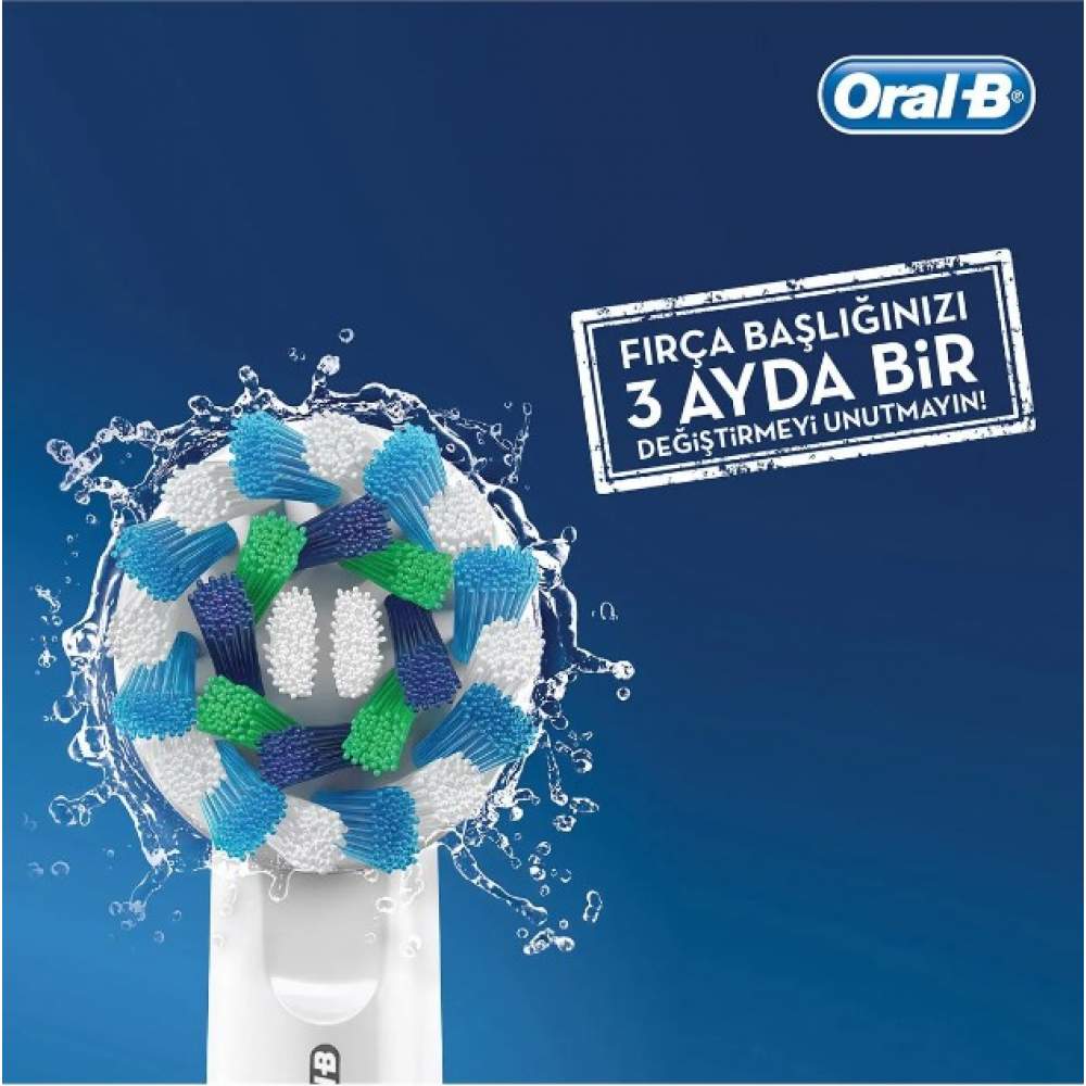 Oral-B Cross Action Black Edition Siyah 3+1 Diş Fırçası Yedek Başlık