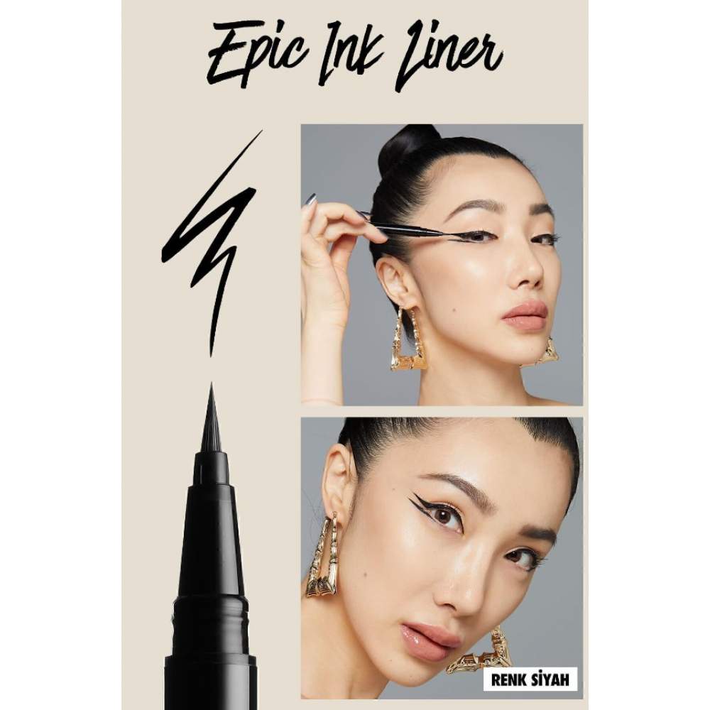 Nyx Professional Makeup Siyah Epic Ink Eyeliner