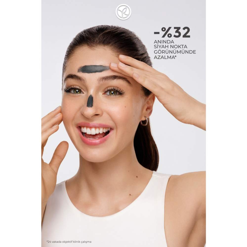 Yves Rocher Arındırıcı Siyah Nokta Karşıtı Kömür Maske-Süksinik Asit-Sebo Active Clear Botanik Kompleks-75ml