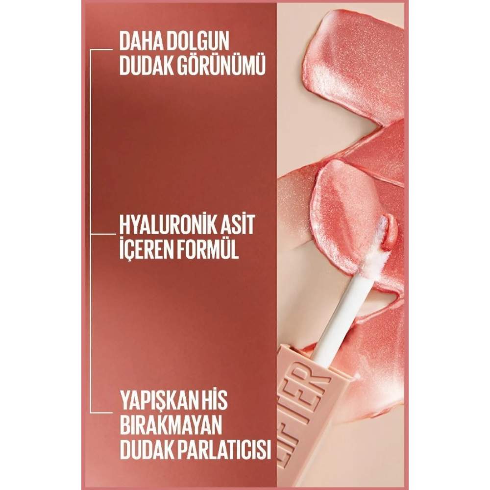 Maybelline New York Lifter Gloss 003 Moon Nemlendirici Dudak Parlatıcısı