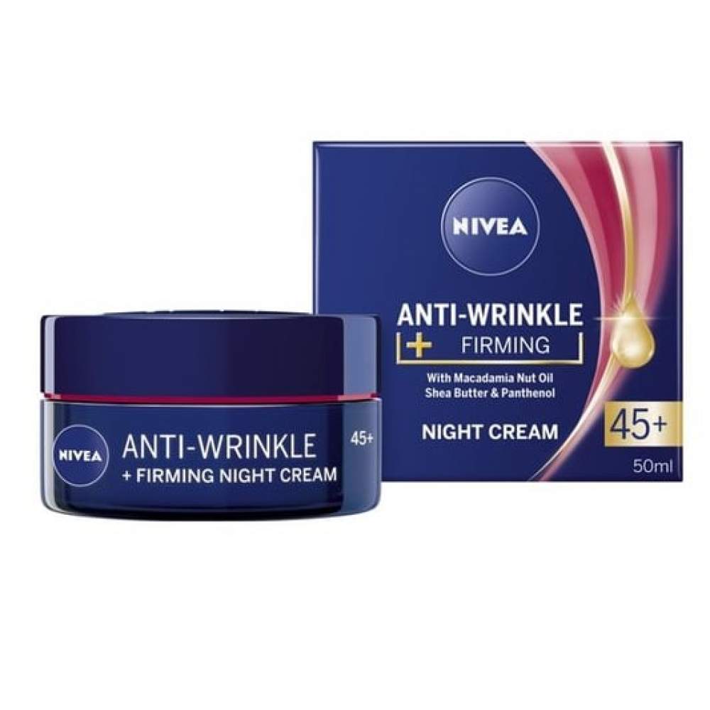 Nivea Kırışıklık Karşıtı + Sıkılaştırıcı 40 Yaş Üstü Gece Kremi 50ml