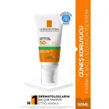 LA ROCHE POSAY Anthelios Oil Control Gel Cream Spf50 Yağlı Ve Karma Ciltler I?çin Renkli Yüz Güneş Kremi 50ml