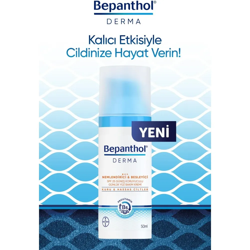 Bepanthol Derma Nemlendirici Besleyici Günlük Yüz Kremi