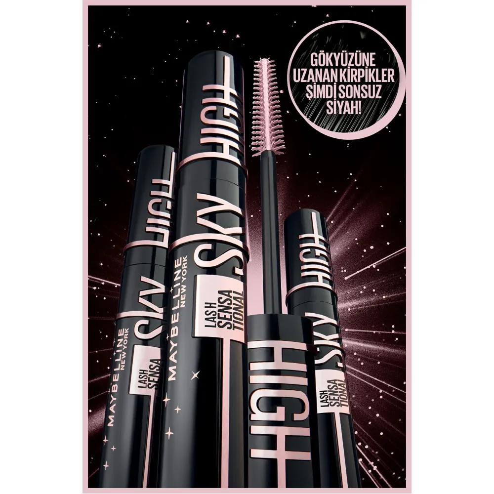 Maybelline New York Lash Sensational Sky High Cosmic Black Maskara