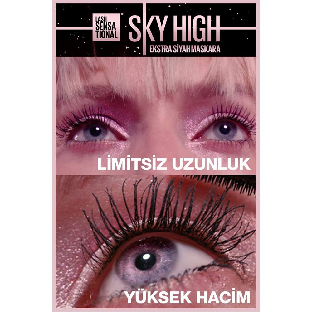 Maybelline New York Lash Sensational Sky High Cosmic Black Maskara