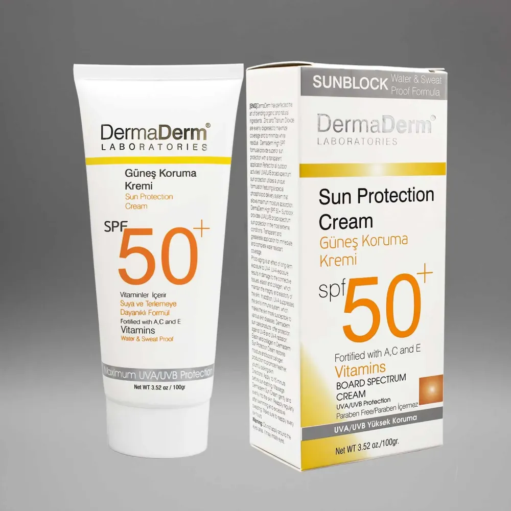 DERMADERM GÜNEŞ KORUMA KREM SPF + 50