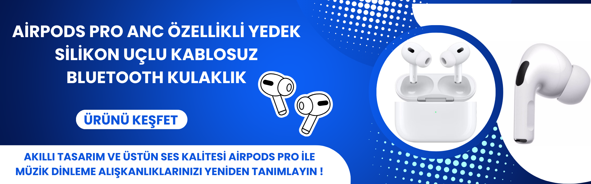 AirPods Pro ANC Özellikli Bluetooth Kulaklık