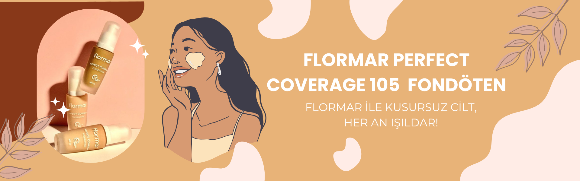 Flormar Perfect Coverage 105 Porcelain Ivory Fondöten