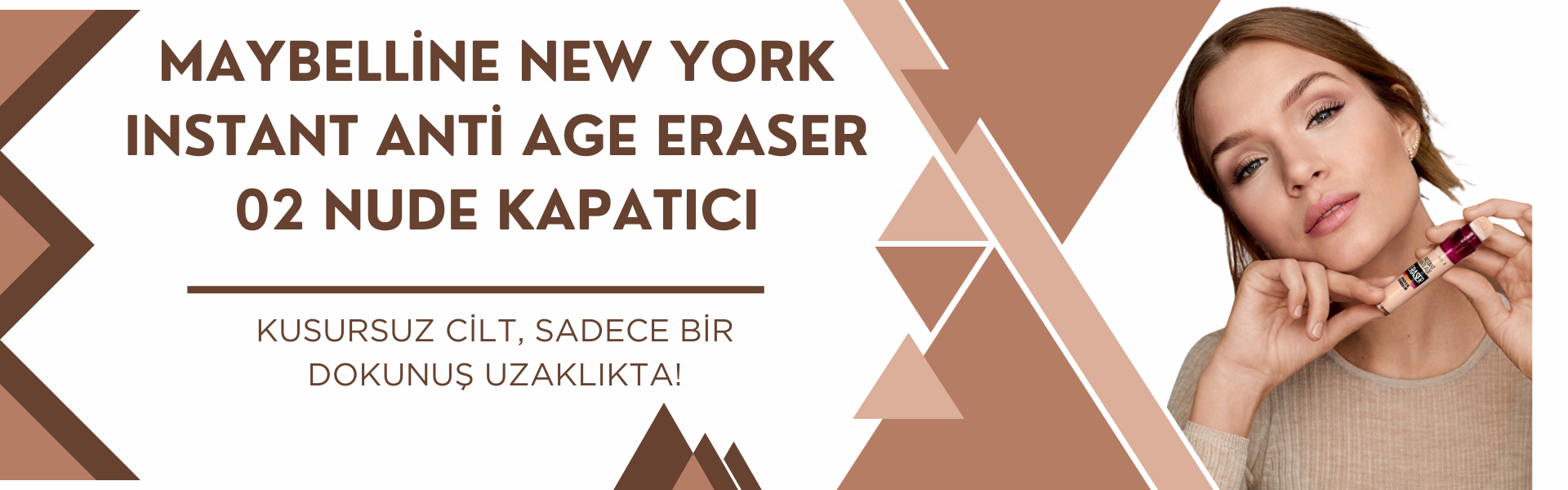 Maybelline New York Instant Anti Age Eraser 02 Nude Kapatıcı